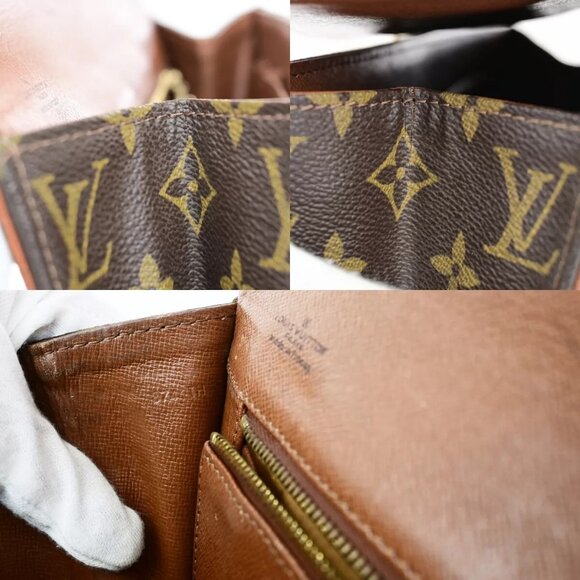 LOUIS VUITTON Pochette Dam PM Clutch Hand Bag Monogram Leather BN - Picture 16 of 16